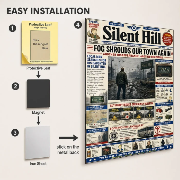 SH Metal Poster Wall Decor - Image 2