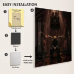 SH Metal Poster Wall Decor - A - Image 2