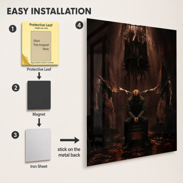 SH Metal Poster Wall Decor - A - Image 2