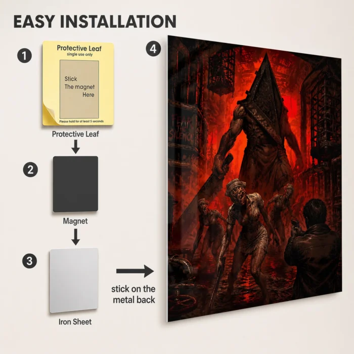 SH Metal Poster Wall Decor - B - Image 2