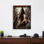 SH Pyramid Head Metal Poster Wall Decor - Image 4
