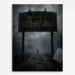 SH Metal Poster Wall Decor - D