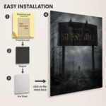 SH Metal Poster Wall Decor - D - Image 2