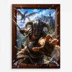 TES V: Skyrim Dragonborn Metal Poster Wall Decor