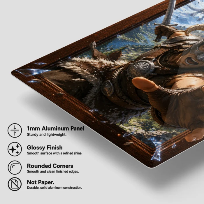 TES V: Skyrim Dragonborn Metal Poster Wall Decor - Image 6