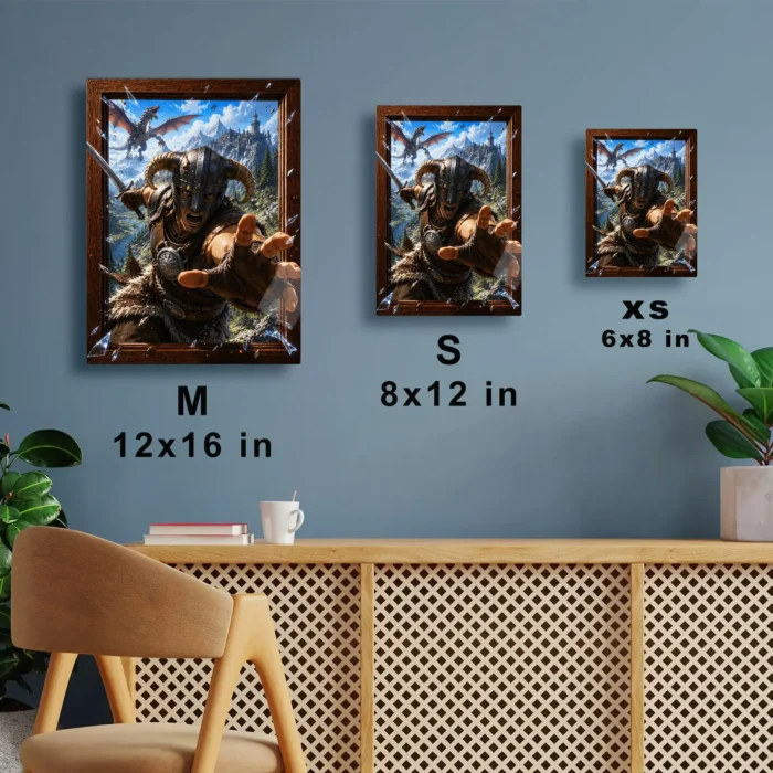 TES V: Skyrim Dragonborn Metal Poster Wall Decor - Image 7