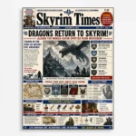 TES V: Skyrim Metal Poster Wall Decor - A