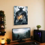 TES V: Skyrim Dragonborn Metal Poster Wall Decor - A - Image 5