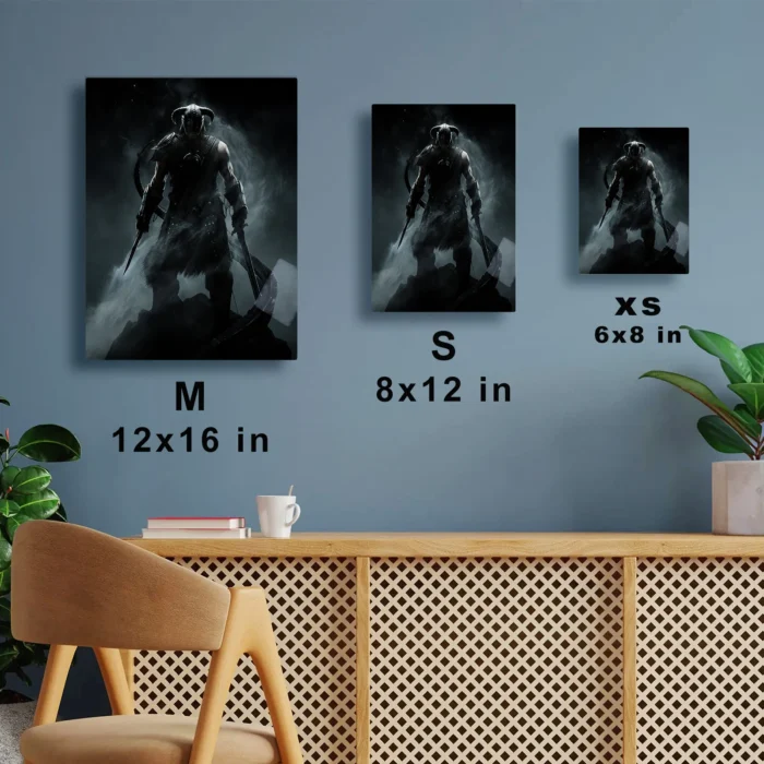 TES V: Skyrim Dragonborn Metal Poster Wall Decor - B - Image 7