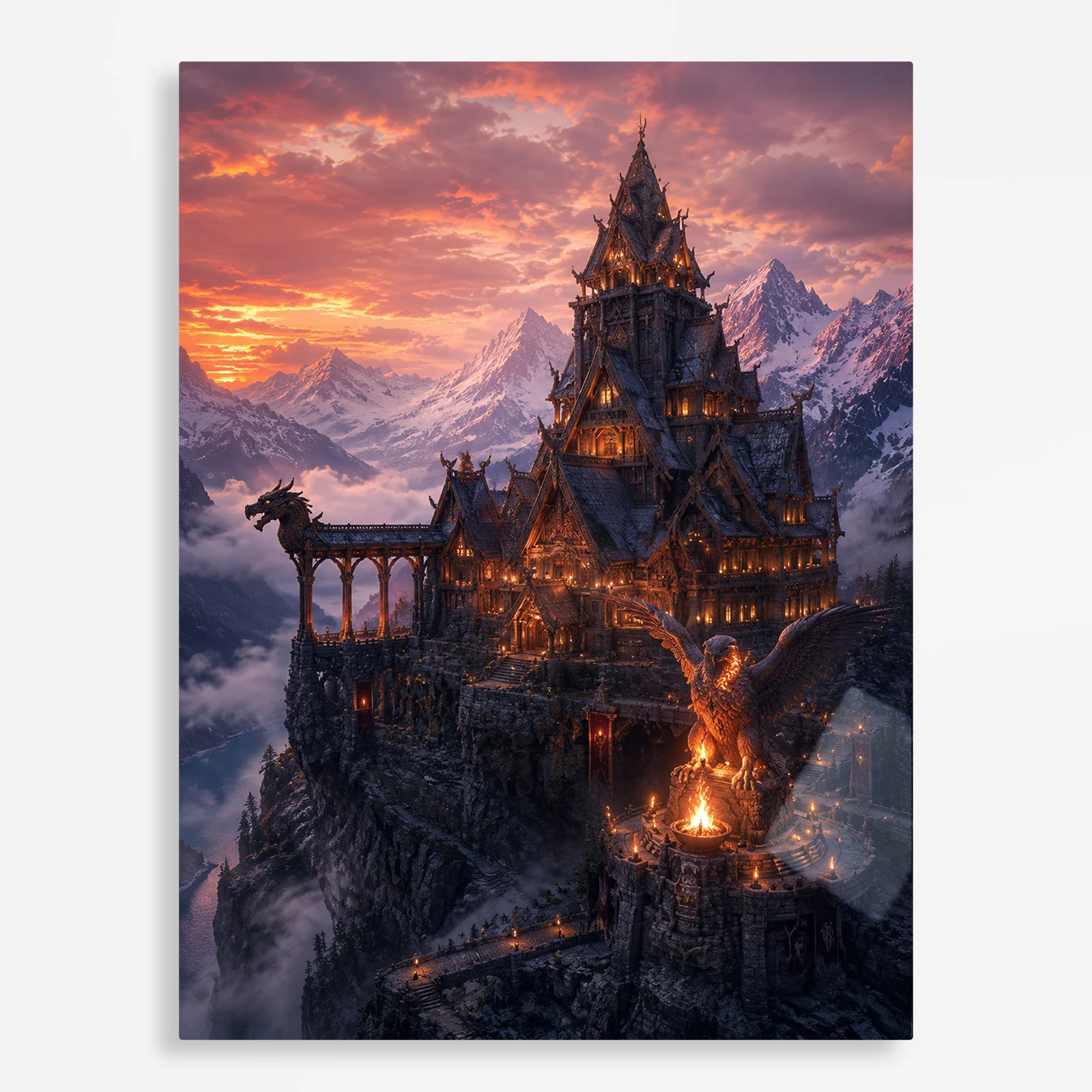 video game metal poster (194) s1 TES V: Skyrim Metal Poster Wall Decor - B - Image 1