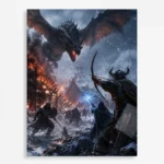 TES V: Skyrim Metal Poster Wall Decor - C
