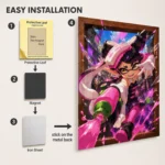 Ink Battle Callie Metal Poster Wall Decor - Image 2