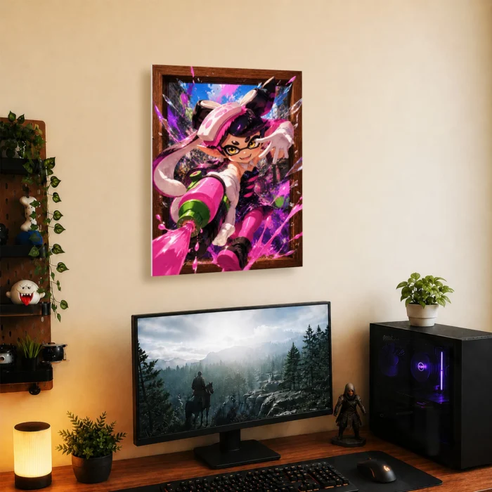 Ink Battle Callie Metal Poster Wall Decor - Image 5
