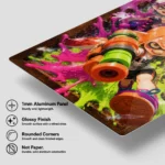 Ink Battle Metal Poster Wall Decor - Image 5