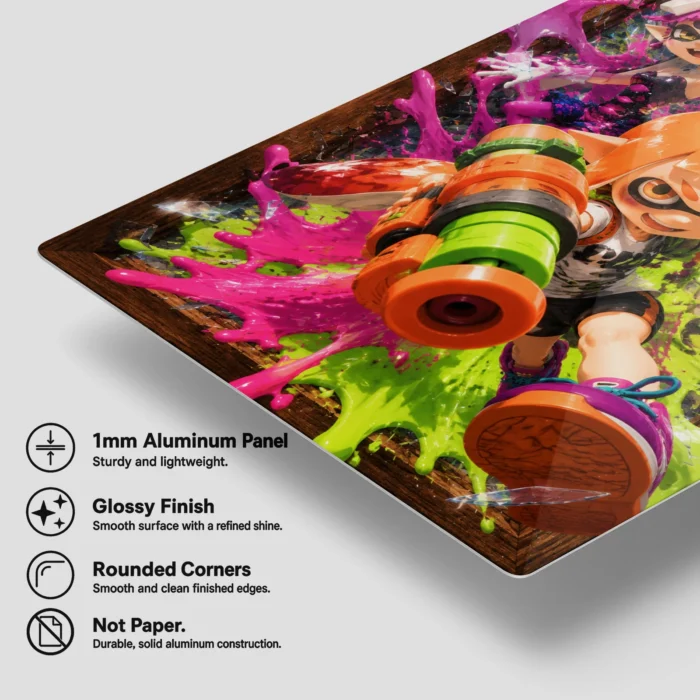 Ink Battle Metal Poster Wall Decor - Image 5