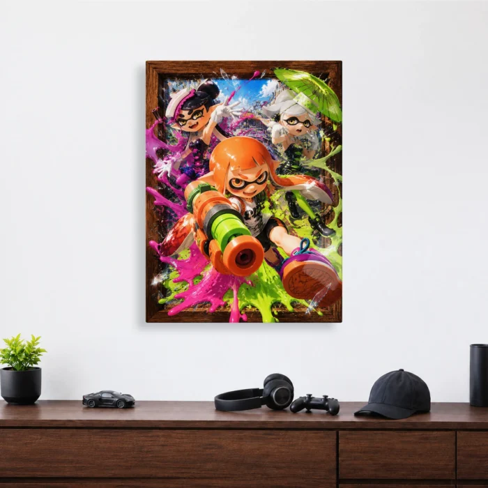 Ink Battle Metal Poster Wall Decor - Image 3