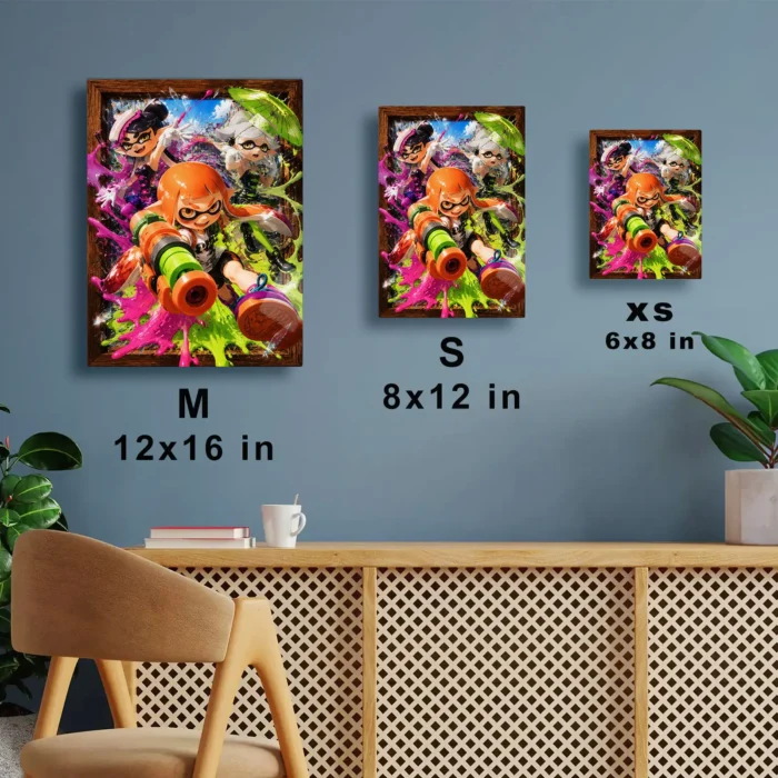 Ink Battle Metal Poster Wall Decor - Image 6
