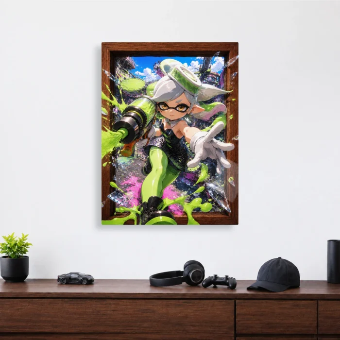 Ink Battle Marie Metal Poster Wall Decor - Image 4