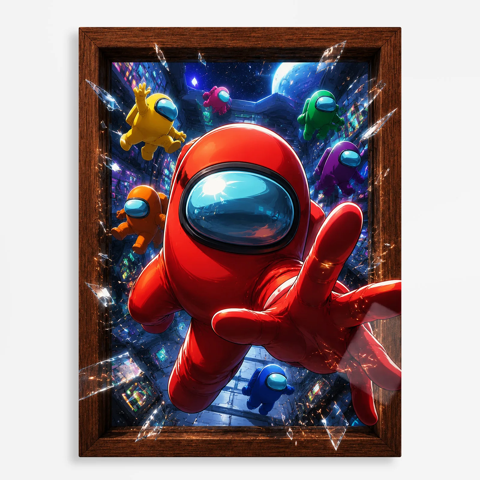 video game metal poster (2) s1 AU Metal Poster Wall Decor - A - Image 1