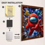 AU Metal Poster Wall Decor - A - Image 2