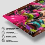 Ink Battle Inkling Girl Metal Poster Wall Decor - A - Image 6