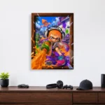 Ink Battle Inkling Girl Metal Poster Wall Decor - B - Image 4