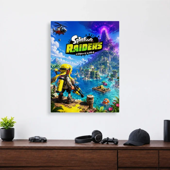 Ink Battle Metal Poster Wall Decor - A - Image 4