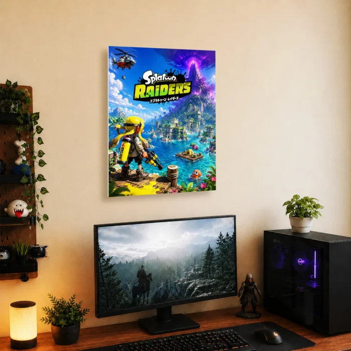 Ink Battle Metal Poster Wall Decor - A - Image 5