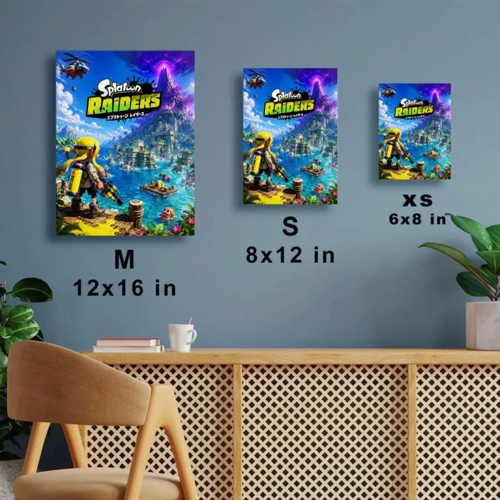 Ink Battle Metal Poster Wall Decor - A - Image 7