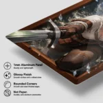 TW3 Wild Hunt Ciri Metal Poster Wall Decor - Image 5