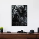 TW3 Wild Hunt Geralt of Rivia Metal Poster Wall Decor - Image 3