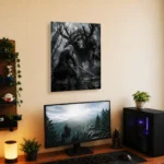 TW3 Wild Hunt Geralt of Rivia Metal Poster Wall Decor - Image 4