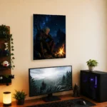 TW3 Wild Hunt Geralt of Rivia Metal Poster Wall Decor - A - Image 4