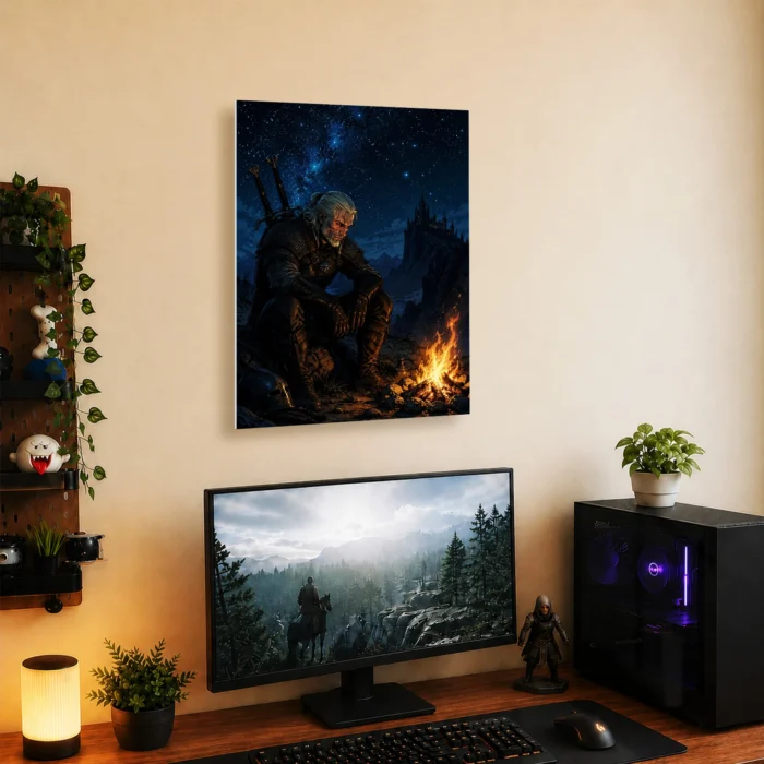 TW3 Wild Hunt Geralt of Rivia Metal Poster Wall Decor - A - Image 4