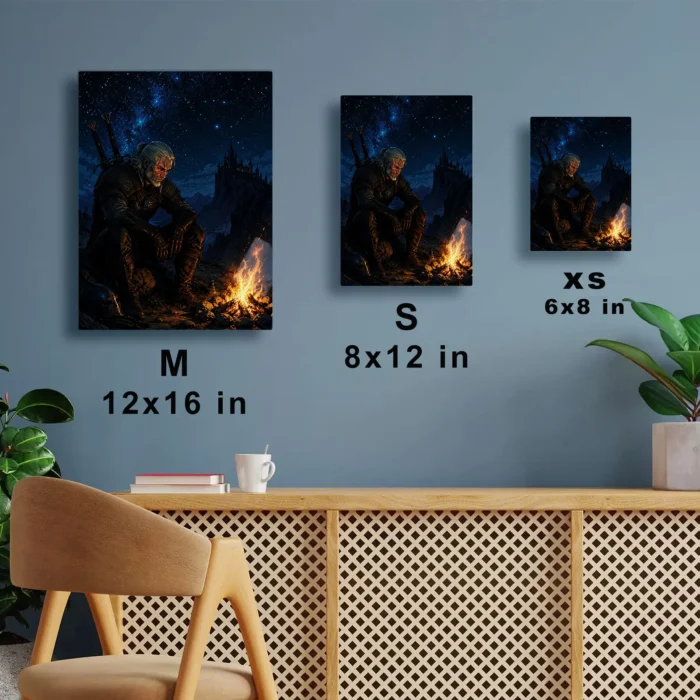 TW3 Wild Hunt Geralt of Rivia Metal Poster Wall Decor - A - Image 6