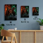 TW3 Wild Hunt Geralt of Rivia Metal Poster Wall Decor - B - Image 6