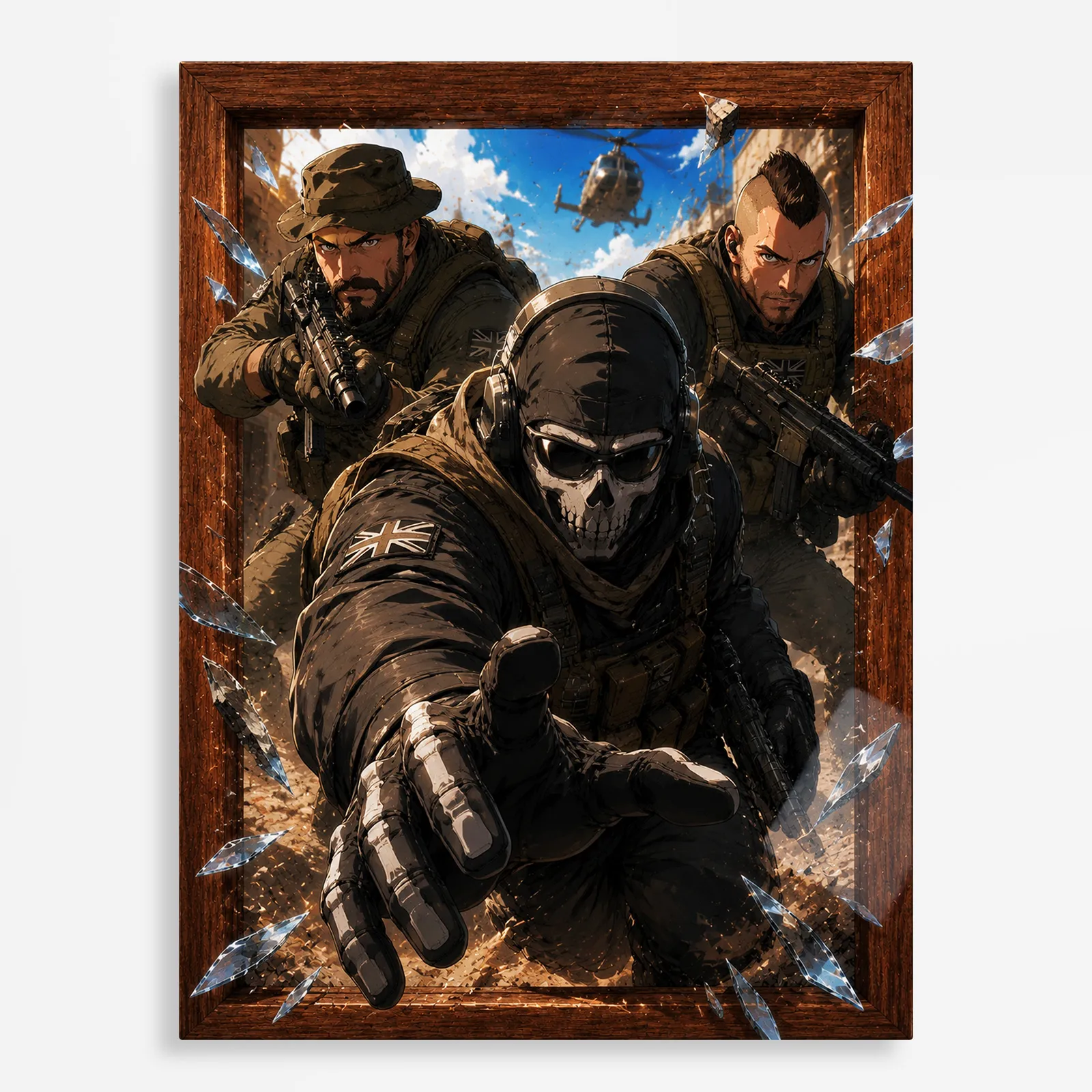 video game metal poster (21) s1 COD Metal Poster Wall Decor - Image 1