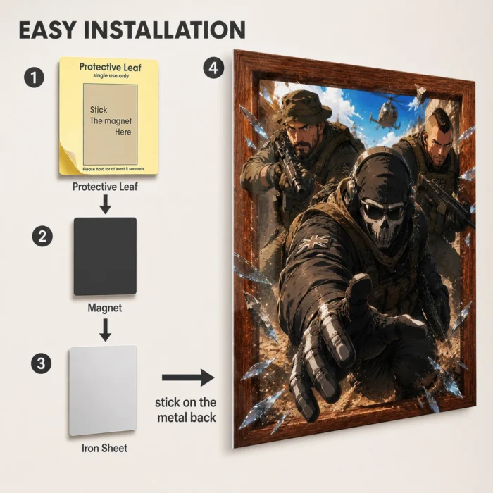COD Metal Poster Wall Decor - Image 2