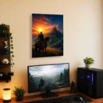 TW3 Wild Hunt Geralt of Rivia Metal Poster Wall Decor - C - Image 4