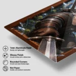 TW3 Wild Hunt Geralt of Rivia Metal Poster Wall Decor - D - Image 5