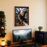 TW3 Wild Hunt Geralt of Rivia Metal Poster Wall Decor - D - Image 4
