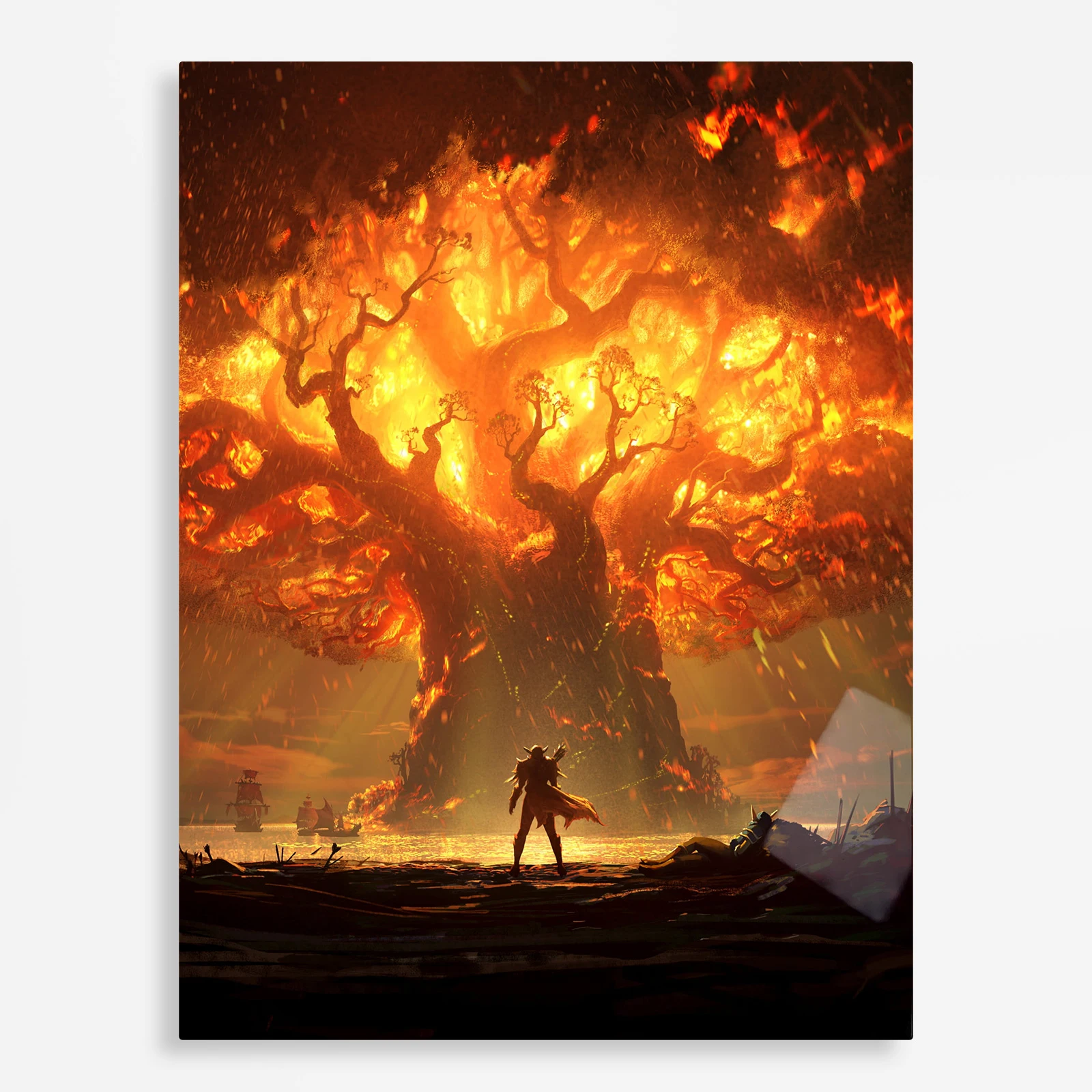 video game metal poster (213) s1 WOW Metal Poster Wall Decor - Image 1