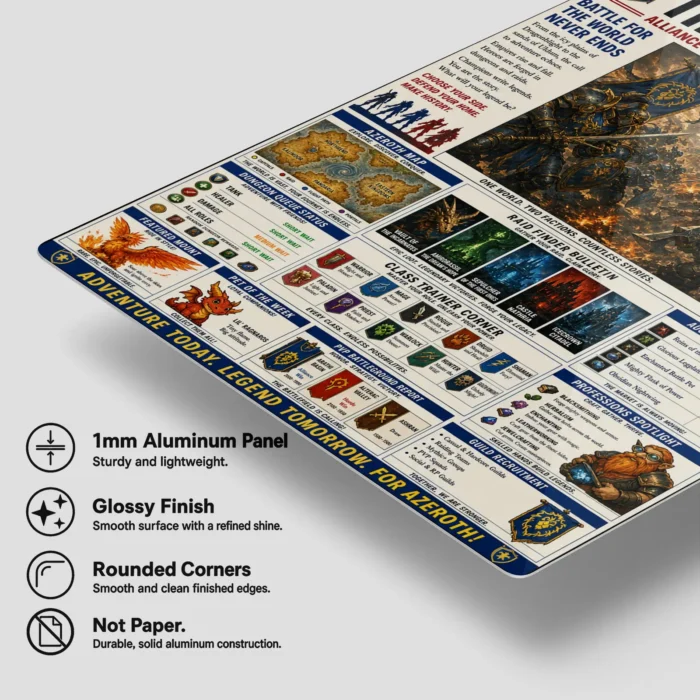 WOW Metal Poster Wall Decor - A - Image 5