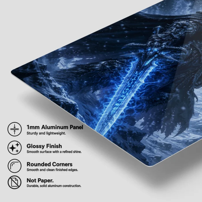 WOW The Lich King Metal Poster Wall Decor - Image 5