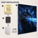 WOW The Lich King Metal Poster Wall Decor - A - Image 2