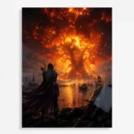 WOW Metal Poster Wall Decor - B