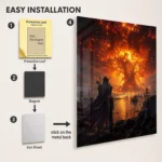 WOW Metal Poster Wall Decor - B - Image 2