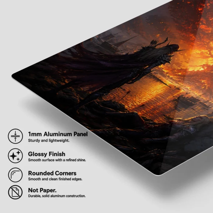 WOW Metal Poster Wall Decor - B - Image 5