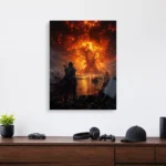 WOW Metal Poster Wall Decor - B - Image 3