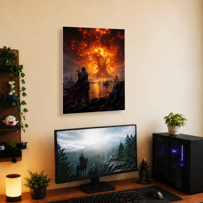WOW Metal Poster Wall Decor - B - Image 4